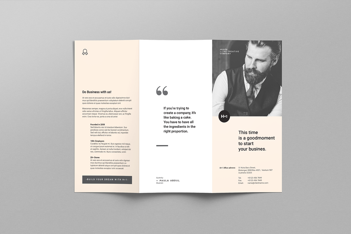 Business TriFold Brochure, a Brochure Template by BOXKAYU (Photo 4 of 6)