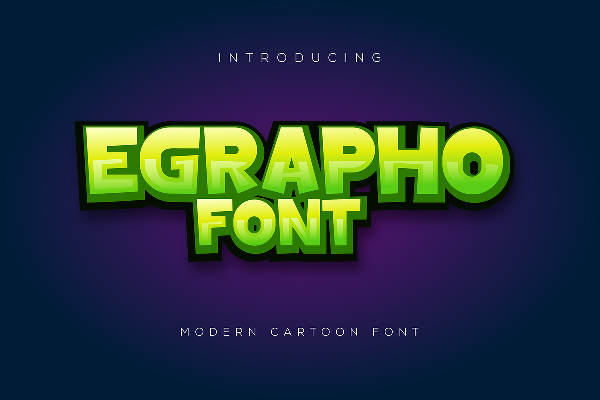 Egrapho Font, a Sans Serif Font by albert_kalingga (Photo 1 of 3)