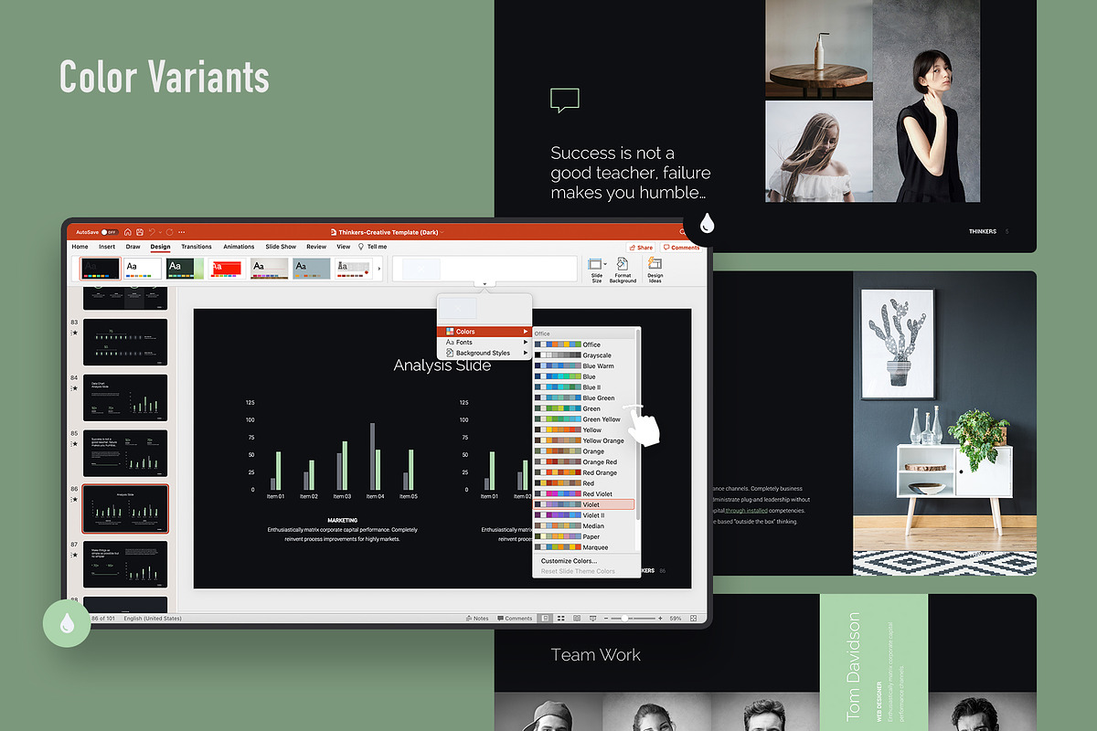 Thinkers - Mininal Presentation, a Presentation Template by UDEA Store (Photo 7 of 16)