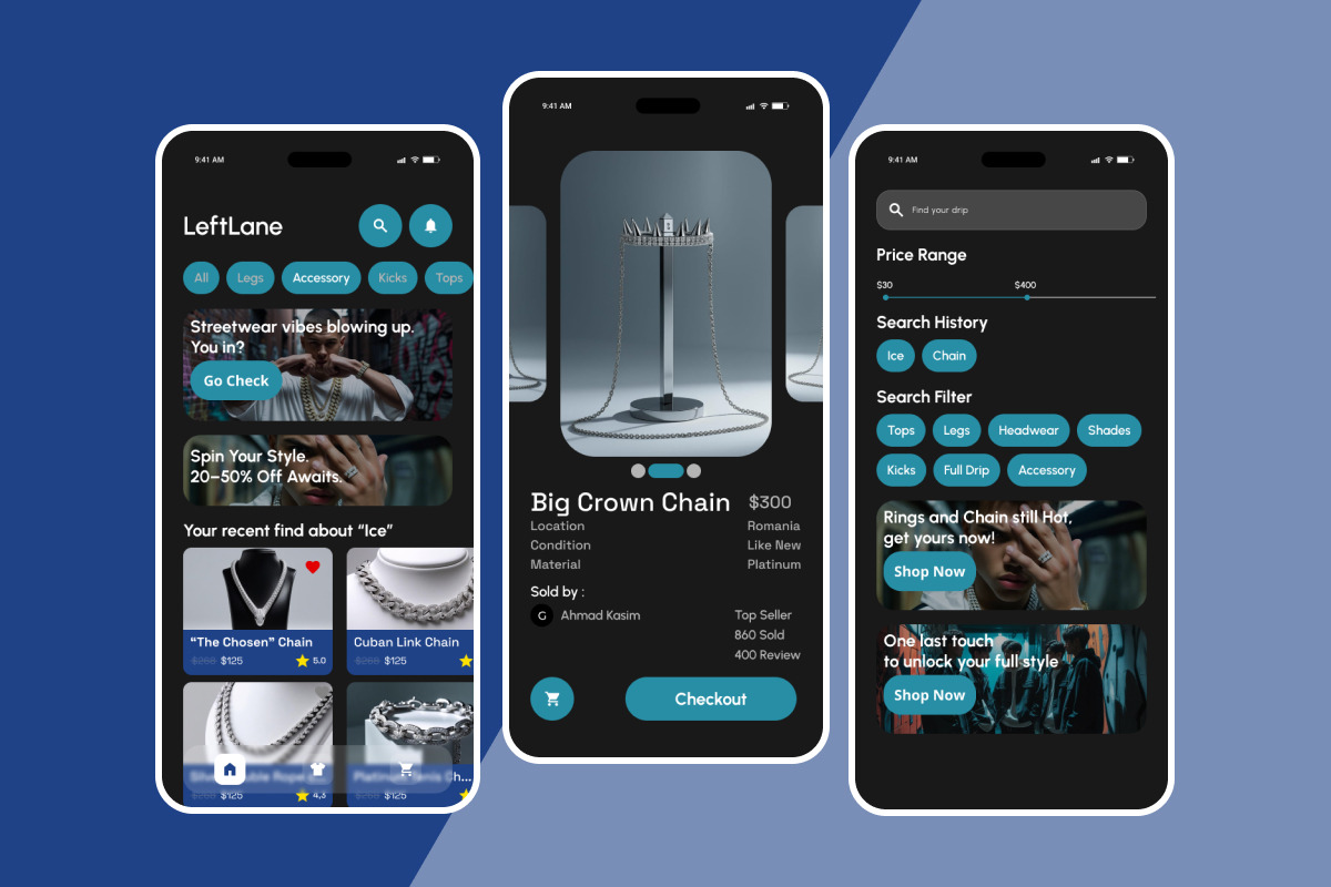 LeftLane - Fashion Thrift Store App, an App Template by productype1 (Photo 4 of 5)