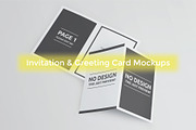 Invitation & Greeting Card Mockups, a Print Template by Mockstore (Thumbnail 1 of 4)