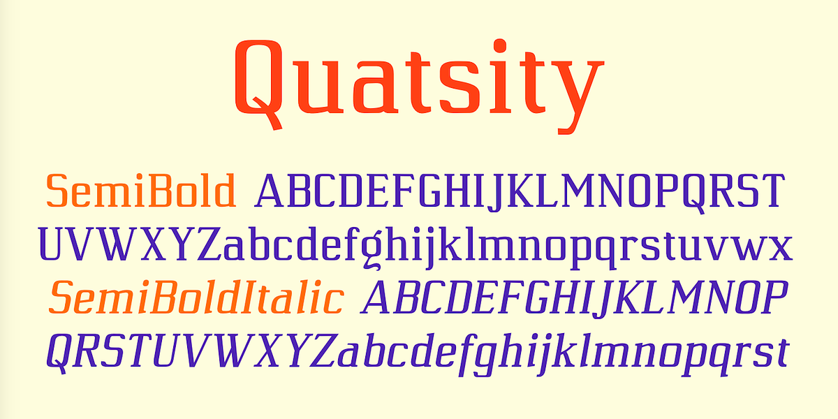Quatsity, a Serif Font by Ingrimayne Type (Photo 6 of 8)