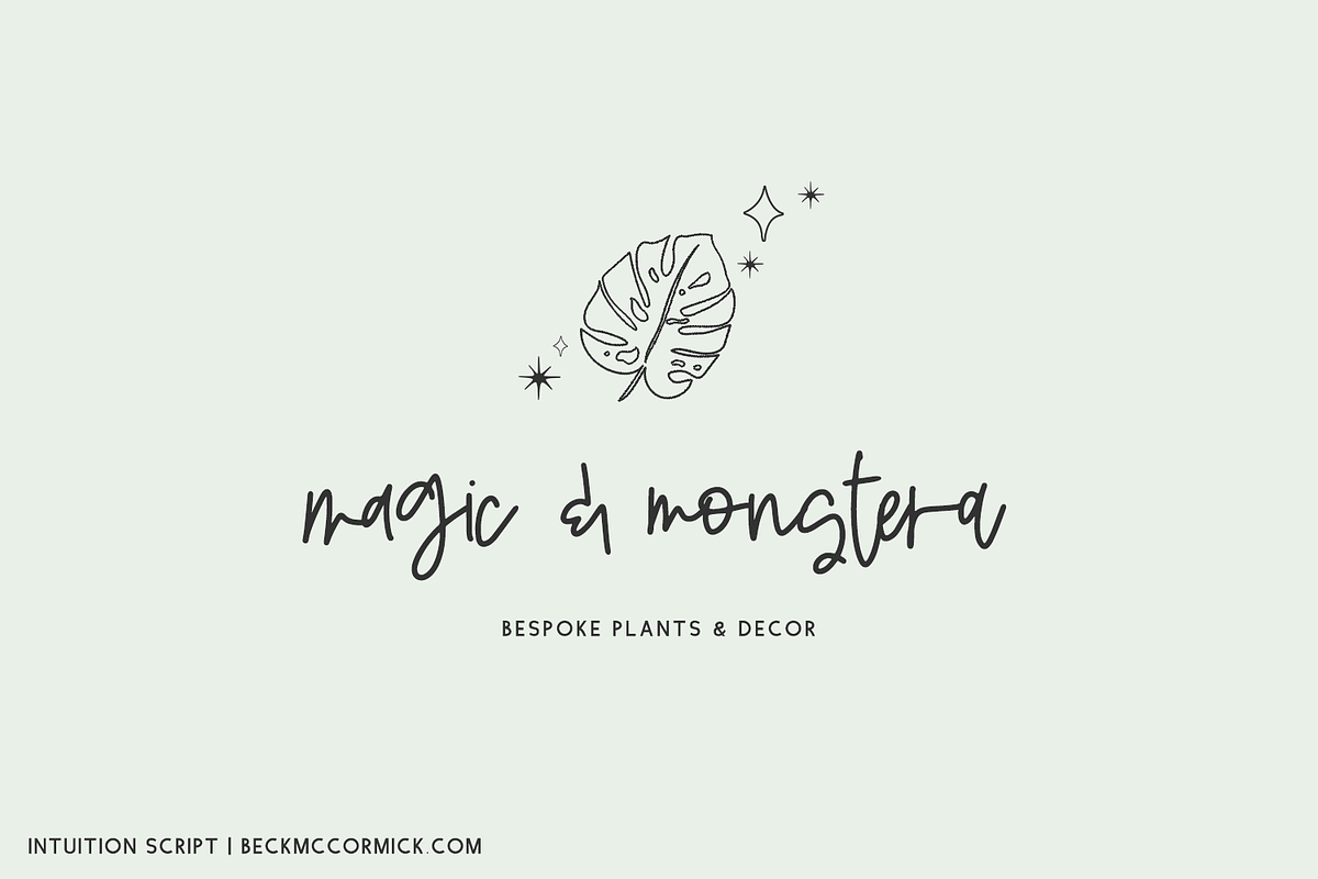 Intuition Script, a Handwritten Font by Beck McCormick (Photo 7 of 10)