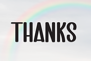 Rainbow Monday | Script Font, a Script Font by Scratchones (Thumbnail 8 of 8)