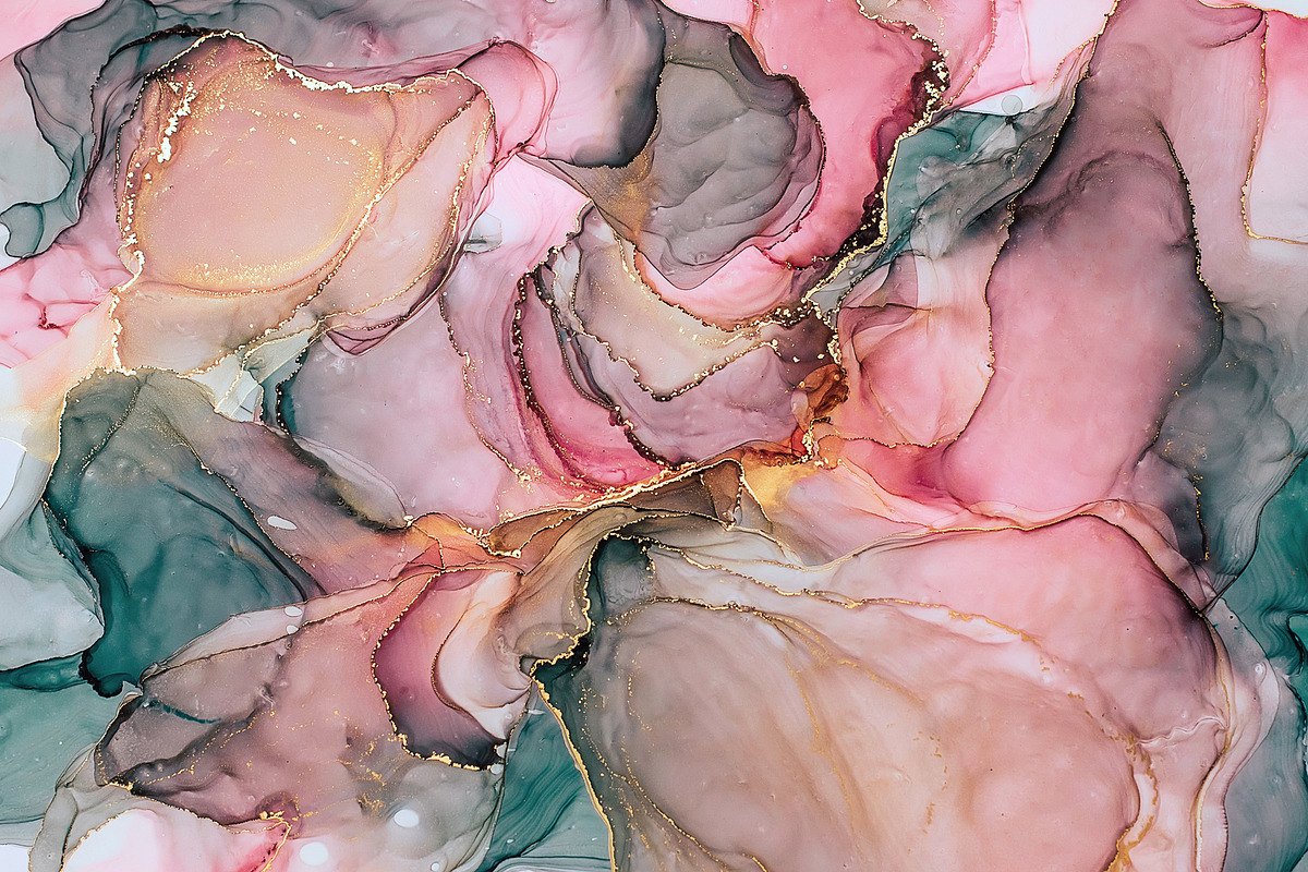 Colorful alcohol ink textures, a Texture Graphic by Anntuan (Photo 28 of 31)