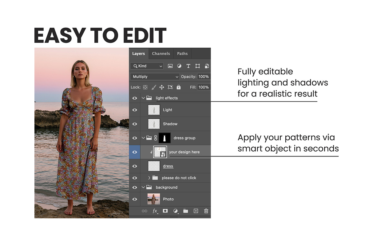 17 Dress Mockups w/ best scenarios, a Shirt Mockup by ARARA ✸ Creative Design (Photo 4 of 5)