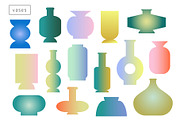 Gradient Flowers: posters, elements, an Object Graphic by Lena Nikolaeva (Thumbnail 9 of 17)