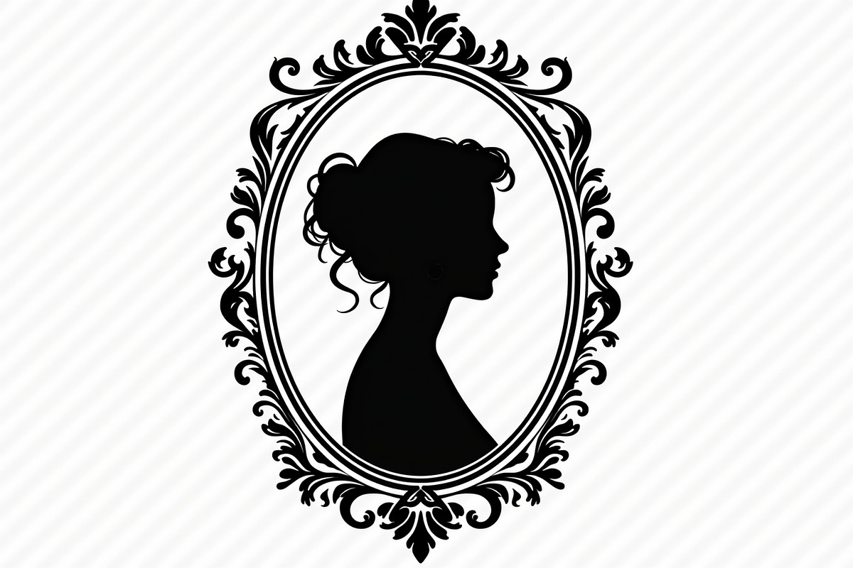 cameo silhouette designs bundle, an Illustration by jahid234 (Photo 2 of 8)
