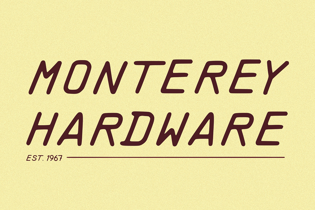 Pine Trail | Vintage Inspired Font, a Sans Serif Font by ziggydotcom (Photo 5 of 6)