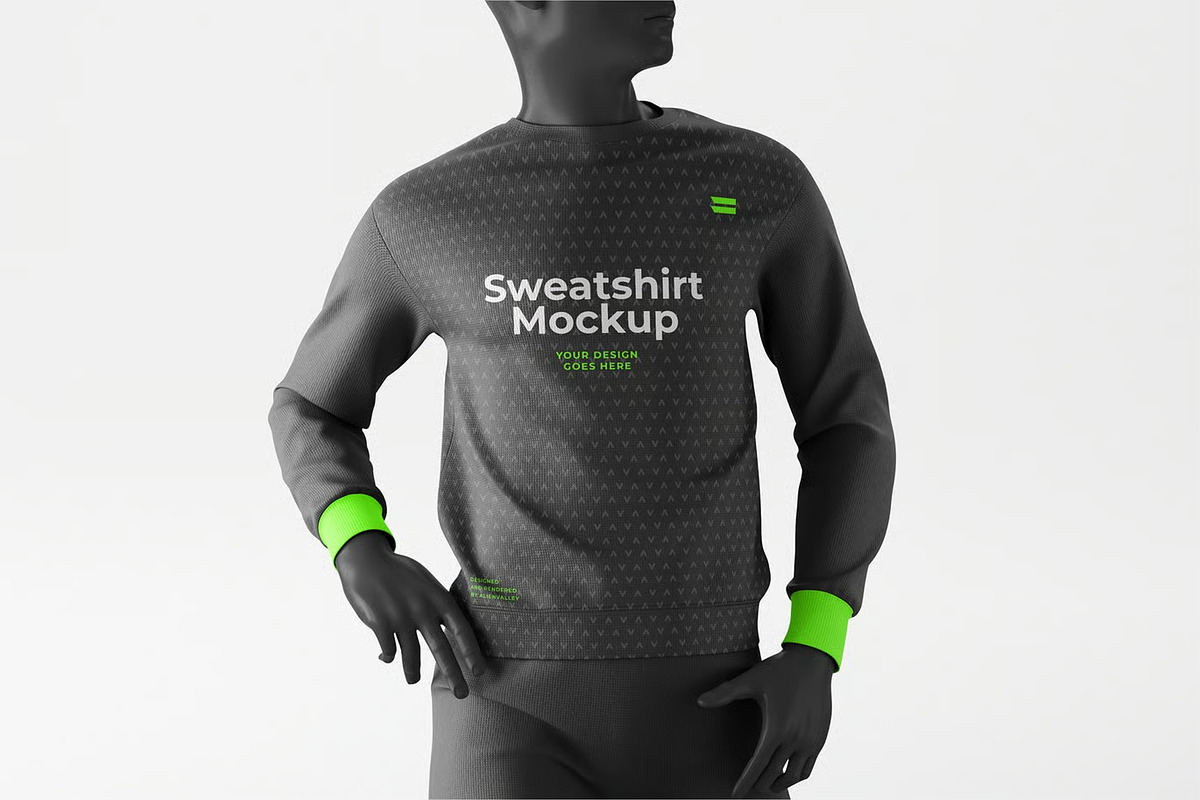 Sweatshirt Mockup, a Shirt Mockup by zpackcreative (Photo 2 of 6)