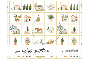Mediterranean Village House pattern