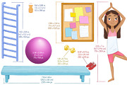 Yoga Kids Clipart, an Illustration by AnimadDesign (Thumbnail 4 of 10)