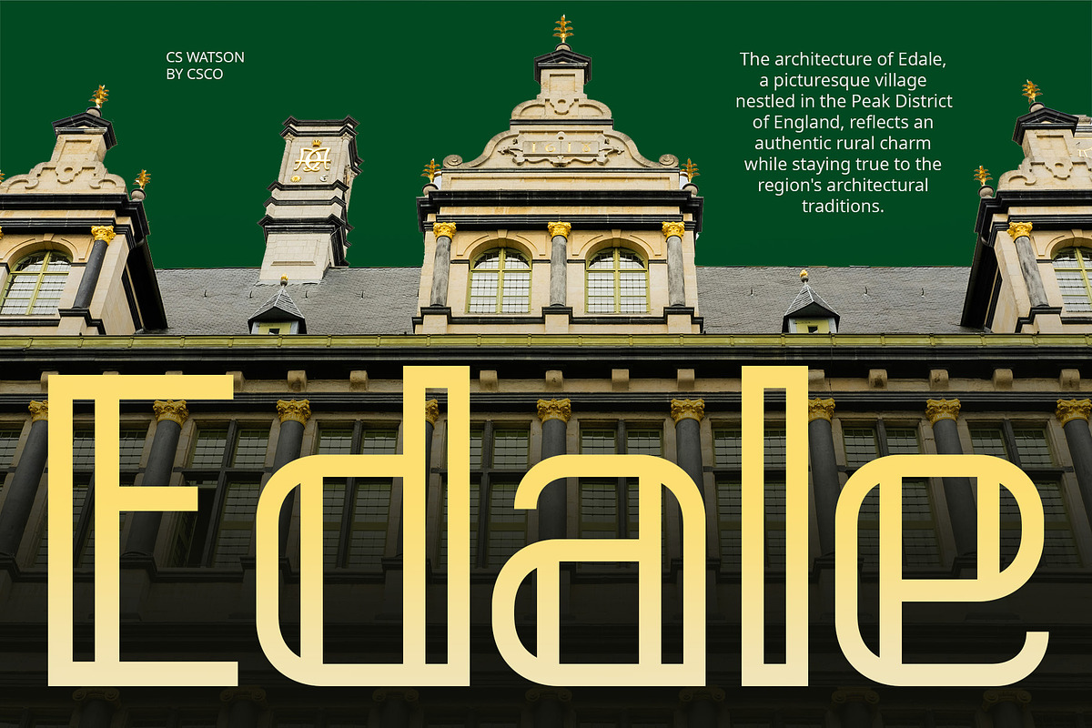 CS Watson – Art Deco Font, a Sans Serif Font by Craft Supply Co. (Photo 5 of 8)