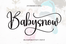Babysnow | Script Font