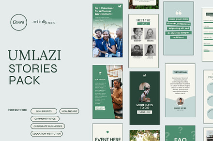 Umlazi Stories | IG Social Template, a Templates & Theme by Artfullyours