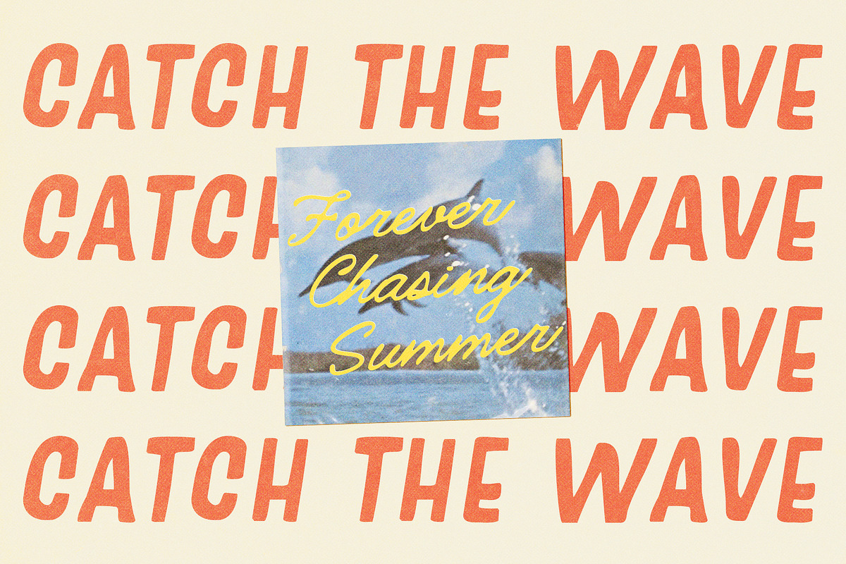 Bigwave Surfer Coastal Island Font, a Handwritten Font by Ayya Studio (Photo 3 of 12)