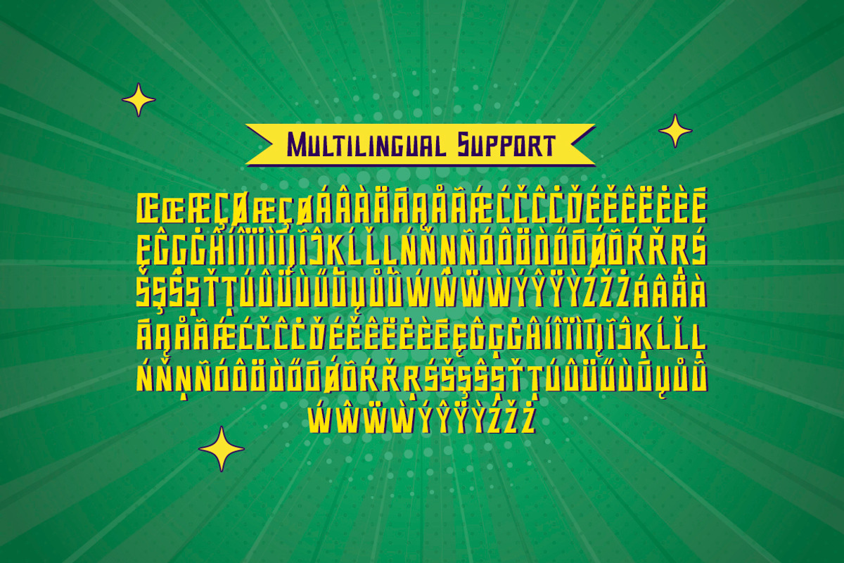 Shocked Up - Display Font, a Font by Typefactoryco (Photo 4 of 10)