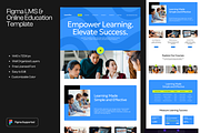 Figma Online Education Landing Page, a Landing Page Template by Musara (Thumbnail 1 of 5)