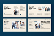 Cream Blue Investor Pitch Deck PPT, a Presentation Template by graphicook (Thumbnail 4 of 5)