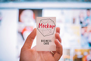 Retro Mock-up Business Card, a Print Template by Northern Kraft (Thumbnail 2 of 3)