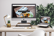 Restaurant Theme website, a Bootstrap Template by Khryna Designs (Thumbnail 1 of 2)