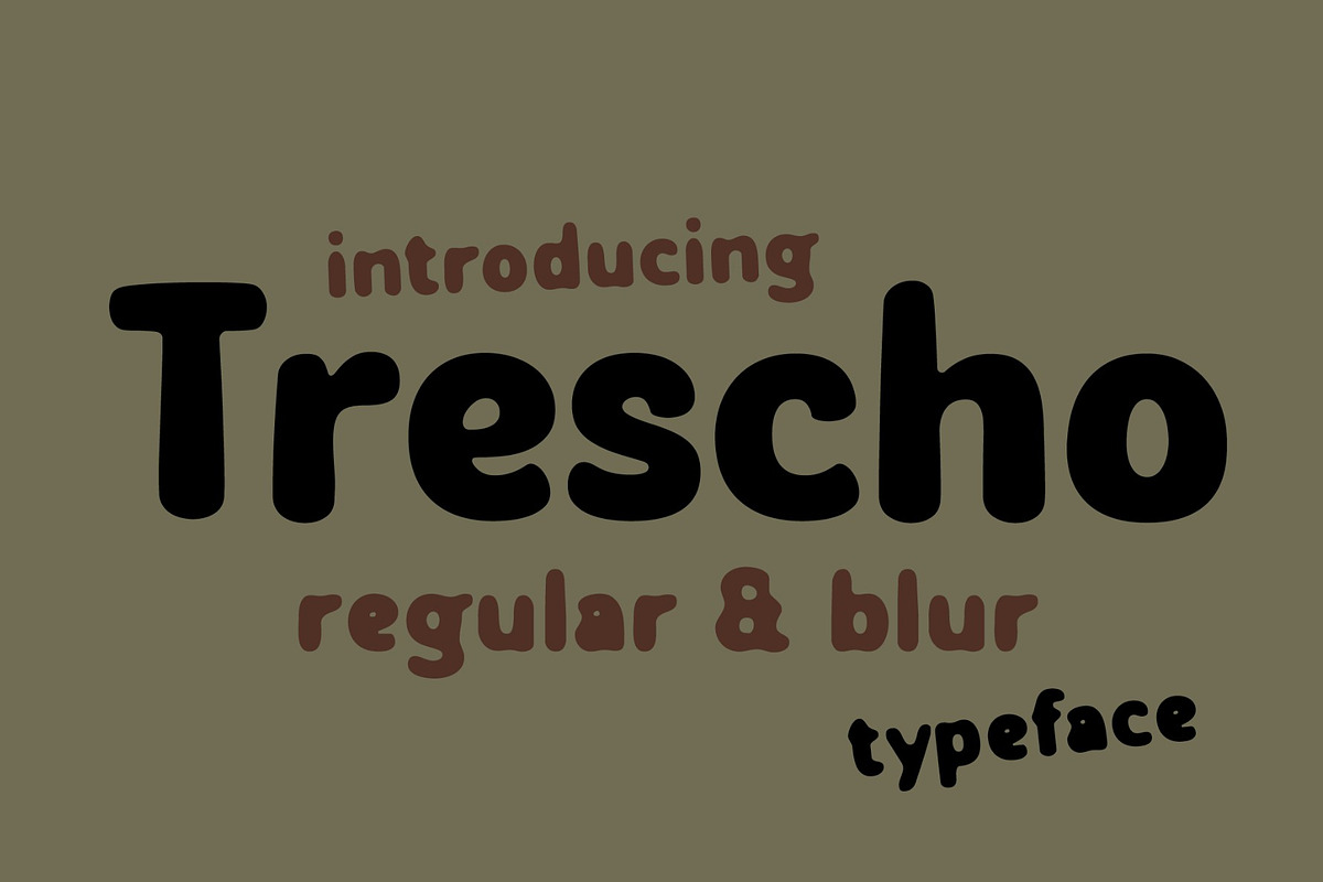 Trescho Typeface, a Sans Serif Font by Glyphminds Studios (Photo 1 of 10)