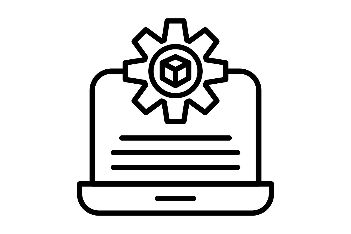 Simulation Line Icon, an Icon by Pexelpy