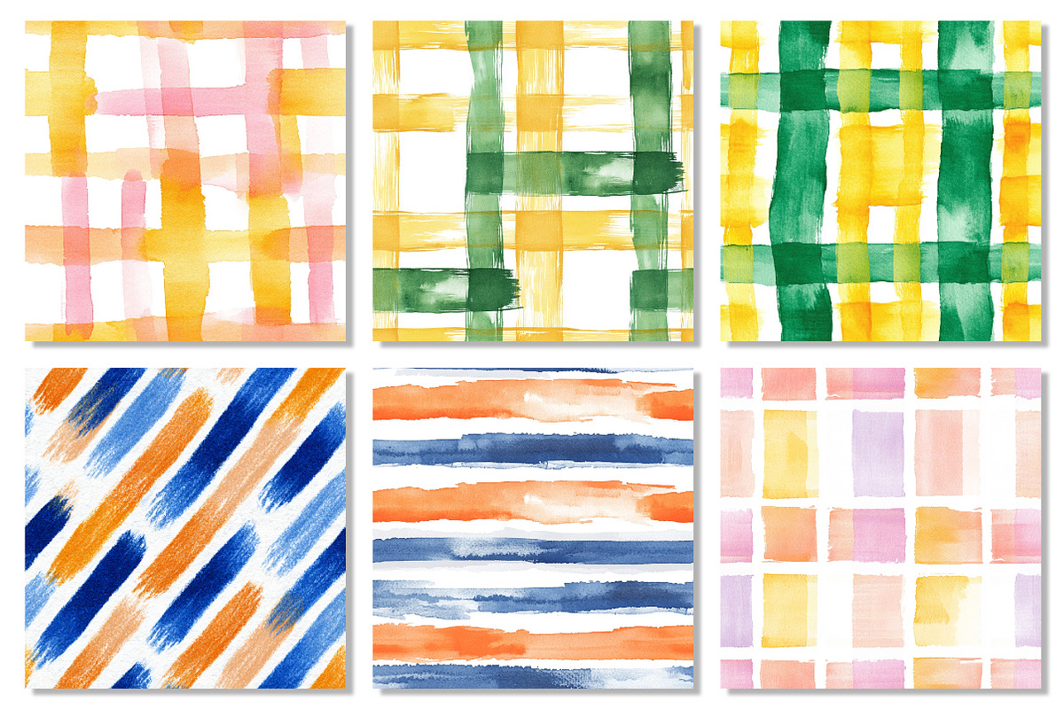 Plaid Stripe Check Pattern, a Texture Graphic by Dream Creation (Photo 2 of 6)