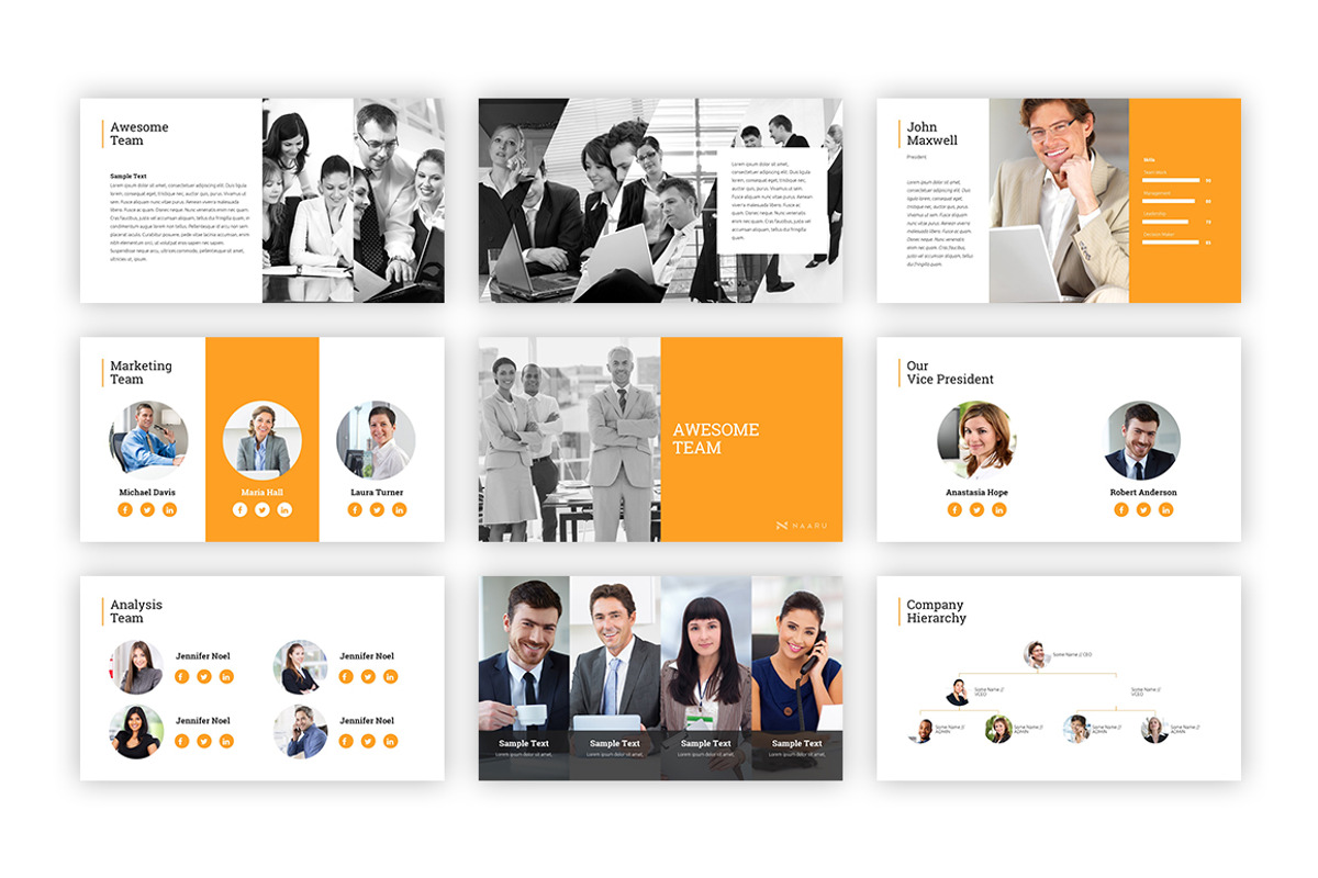 Naaru - PowerPoint Template, a Presentation Template by everslide (Photo 5 of 8)
