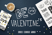 Grunge Love. Valentine's Set, a Texture Illustration by Trapezoid (Thumbnail 1 of 8)