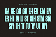 Condens - Modern Sans Serif, a Sans Serif Font by Pian45 Studio (Thumbnail 7 of 8)
