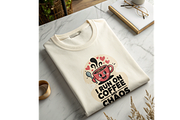 Coffee Chaos Funny Quote T-Shirt, an Object Graphic by Annudesign (Thumbnail 6 of 9)