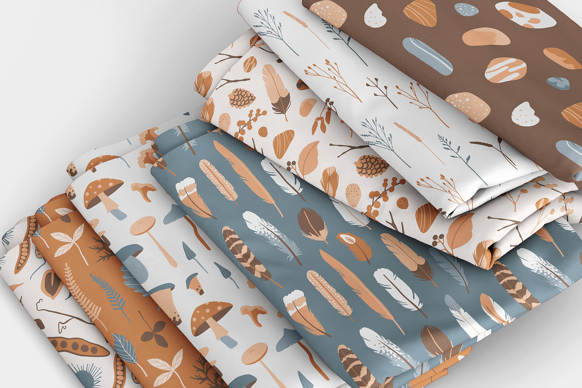 FOREST TREASURES big vector bundle, a Decorative Illustration by Lena Nikolaeva (Photo 9 of 16)