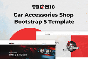 Car Accessories Shop HTML Template