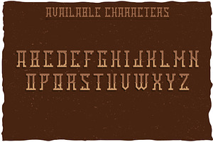 Portmouth Label Typeface