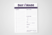 Daily Planner Printable, 4 Sizes, a Templates & Theme by Ember & Co (Thumbnail 6 of 6)