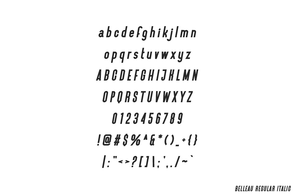 Belleau | Sans Serif Font Family, a Sans Serif Font by Pixel Supply Co. (Photo 10 of 11)