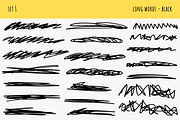 Hand Drawn Scribbles Vector Pack, an Outline Icon by Design by Barton (Thumbnail 4 of 11)
