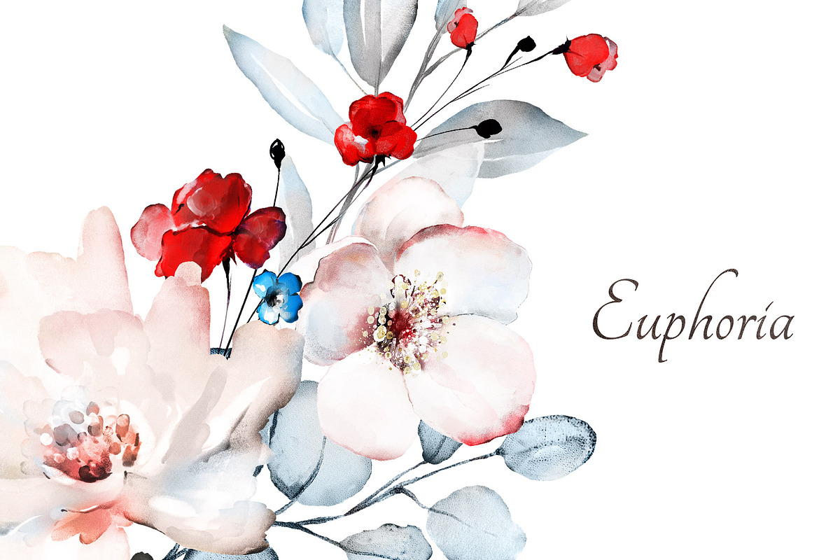 Spring Kiss - watercolor collection, a Work Illustration by Lisima (Photo 12 of 13)