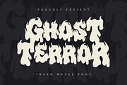 Ghost Terror - Trash Metal Font, a Symbol Font by Masyafi Studio (Thumbnail 1 of 8)