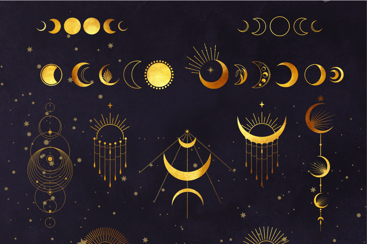 Mystical elements for tarot cards, a Decorative Illustration by Onceli*art (Photo 3 of 13)