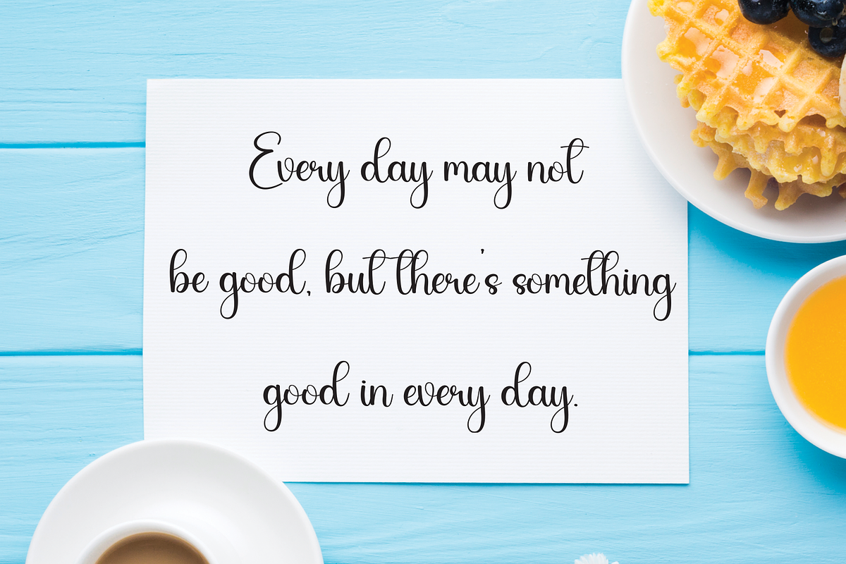 Everything | Script Font, a Handwritten Font by Scratchones