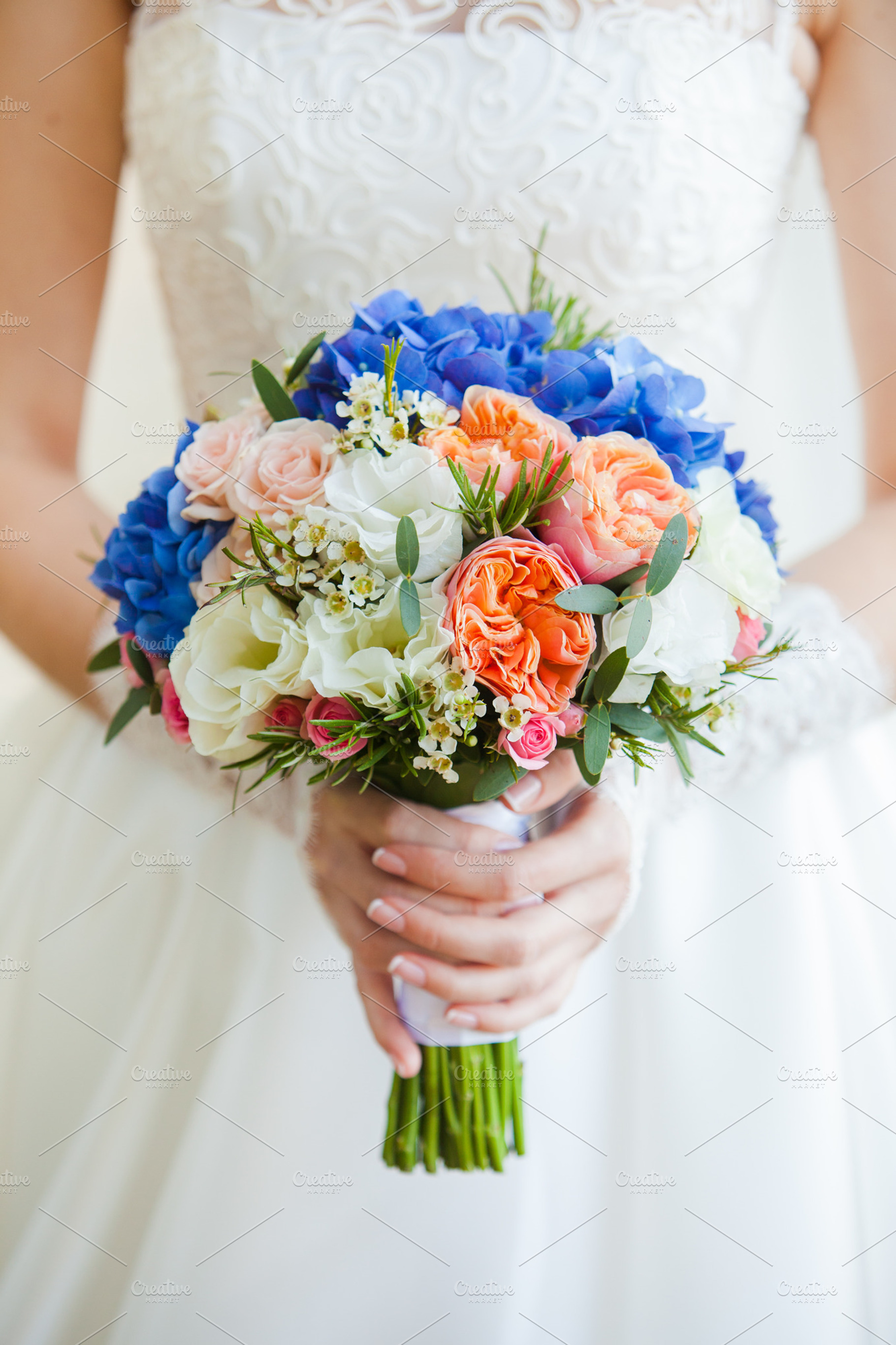 Wedding bouquet in hands bride, a Holiday Photo by Vladimir Popovich