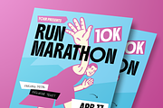 Marathon Run Flyer Set, a Flyer Template by Annora Studio (Thumbnail 4 of 6)