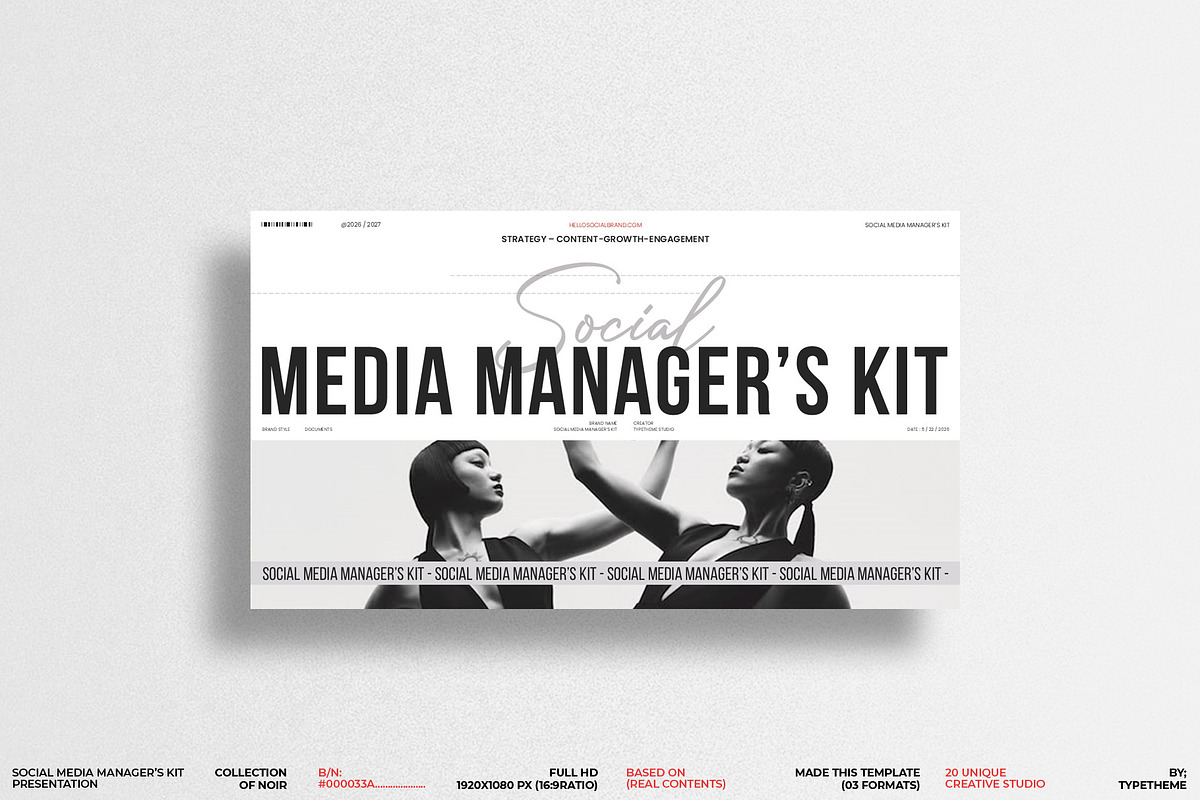 Social Media Manager's Kit, a Presentation Template by Aura Agency (Photo 11 of 11)