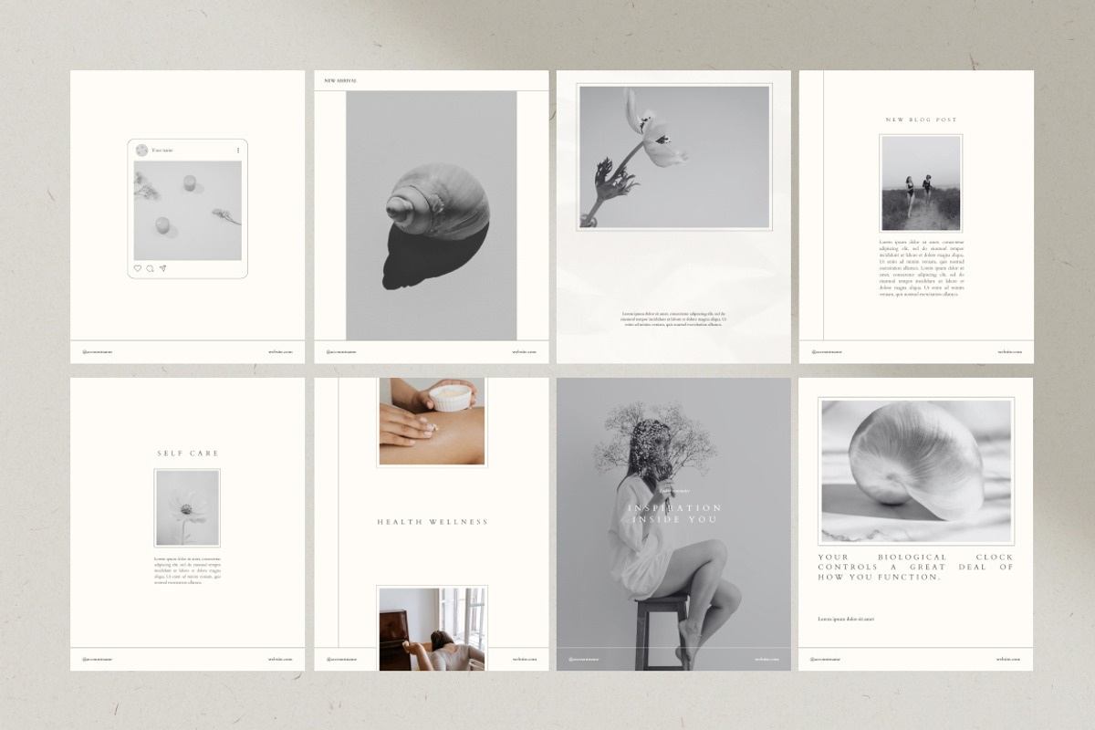 Charm Instagram Templates (Canva), a Social Media Template by Studio Fink (Photo 4 of 8)