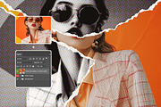 Halftone Ripped Paper Effect, a Layer Style Add-On by iDoodle Studio (Thumbnail 2 of 4)