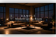 15 Modern Living Room, a Background Graphic by NOMO DESIGN (Thumbnail 9 of 16)