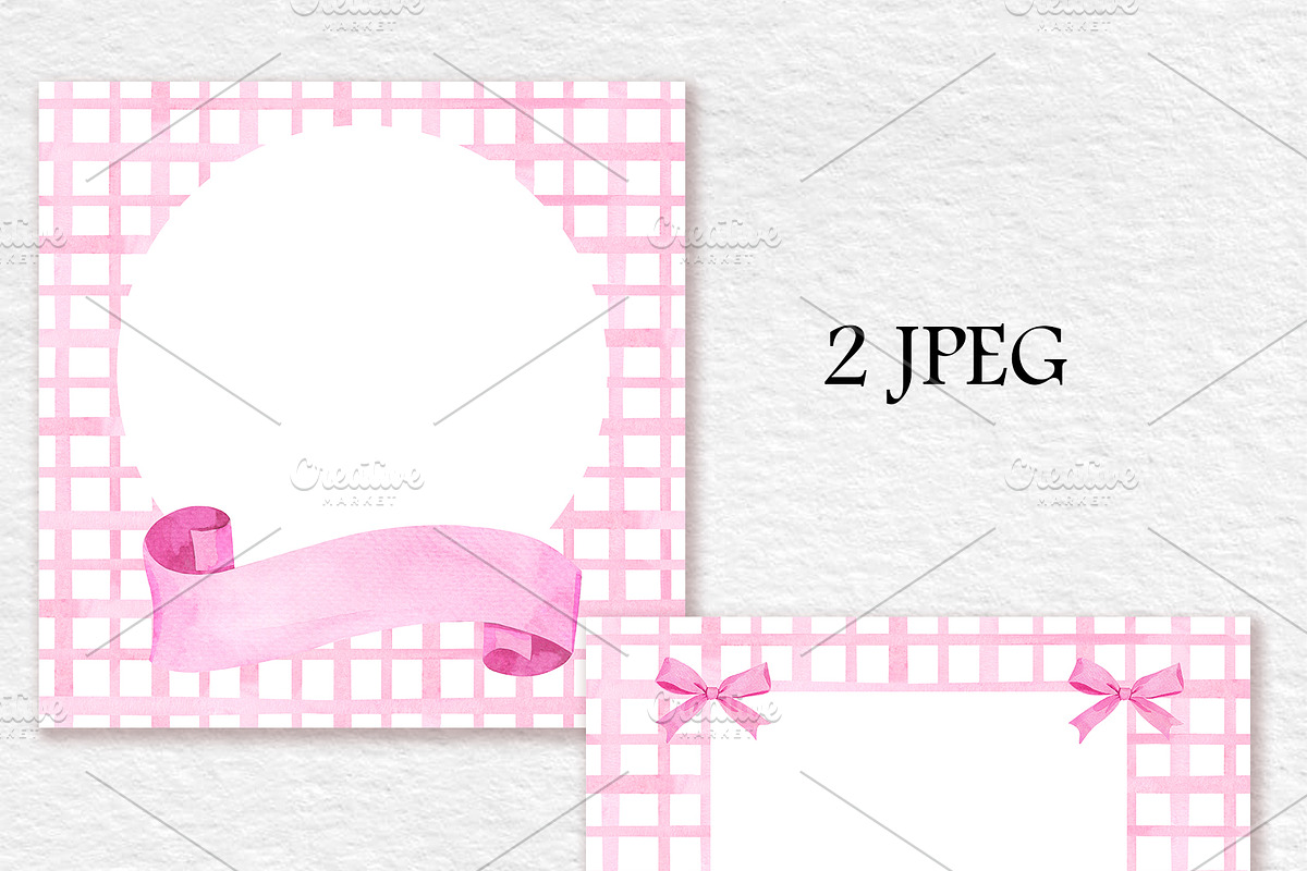 Watercolor Pink Coquette Bow PNG, a Decorative Illustration by PatternPalette (Photo 4 of 5)