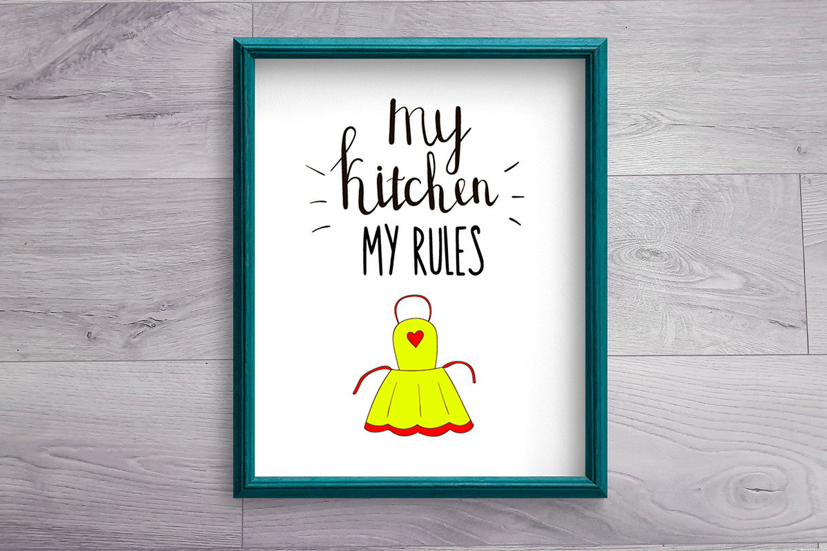 Kitchen. Patterns, posters, stickers, a Food Illustration by BerryCaty (Photo 11 of 11)